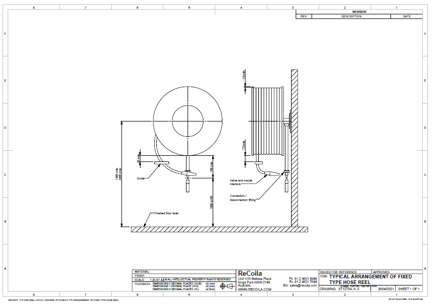 Fire Hose Reel Installation