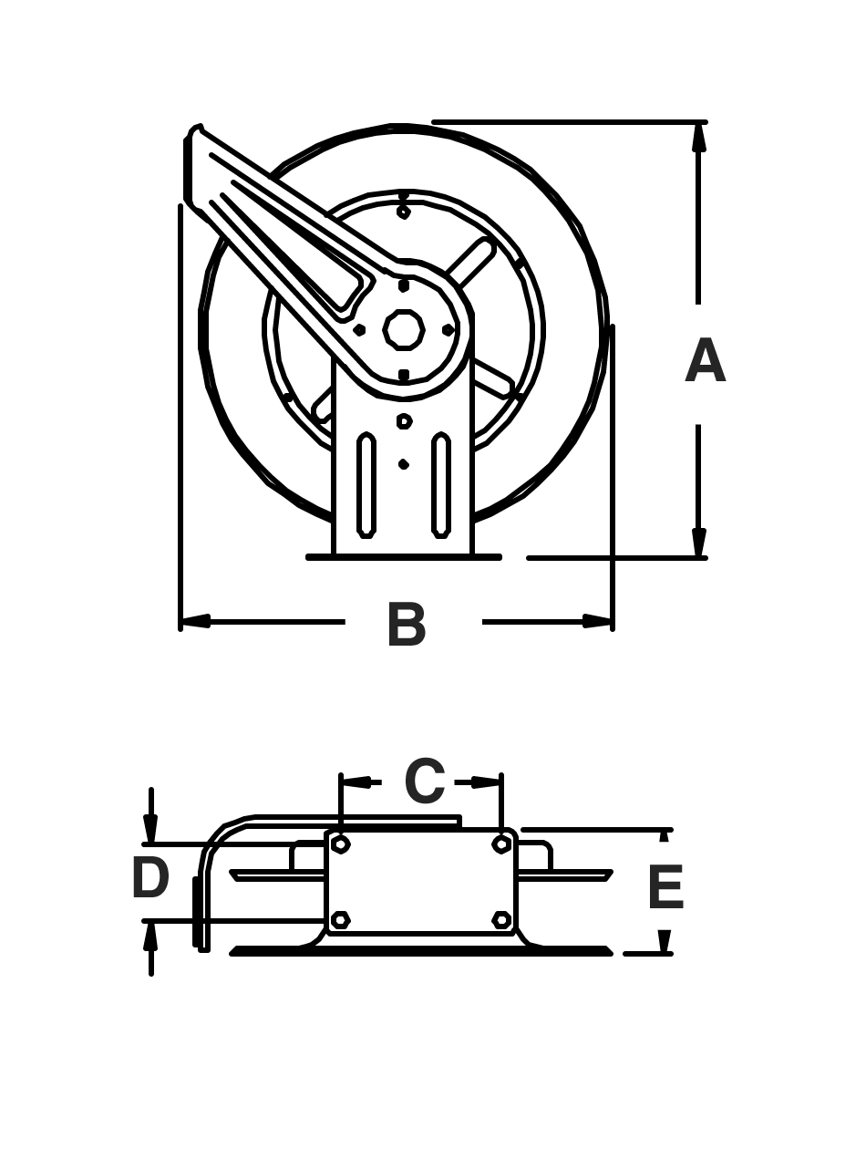 TH Series Hydraulic: TH86000OMP106 TH Series Twin Hydraulic Reel